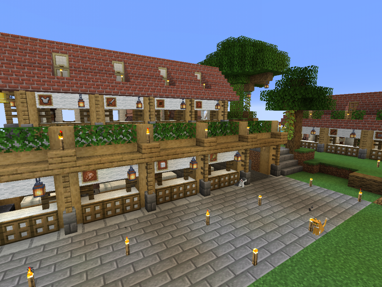 マイクラ攻略#17 村人と取引できる「交易所」を作る