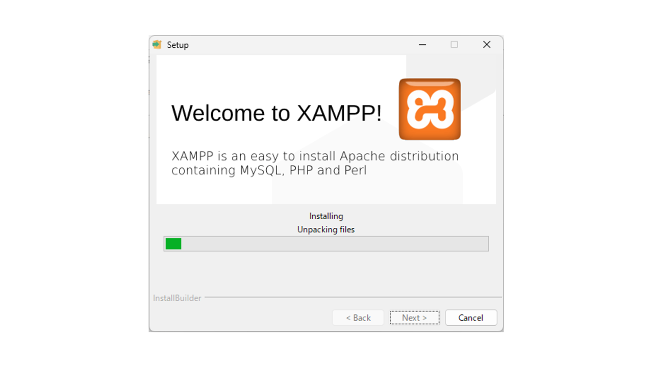 xammp オファー セットアップ