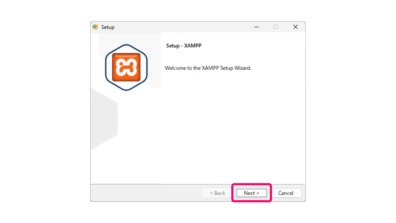 XAMPPのインストール6