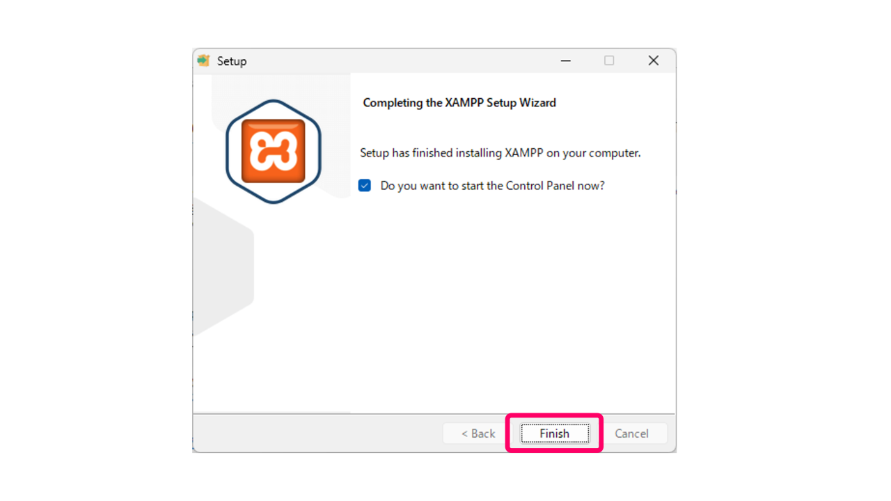 XAMPPのインストール13